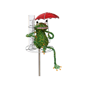 Rain Gauge, Frog 5''x5''x9''