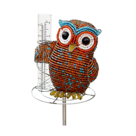 Rain Gauge, Owl 6''x5''x6''