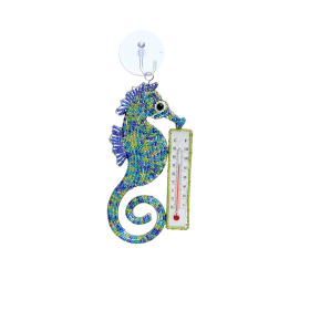 Thermometer, Sea Horse 8''x4''x1''