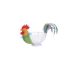 Rooster, Basket 12''x12''