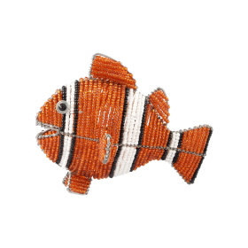 Clown Fish, Orange 5''x3.5''x5''