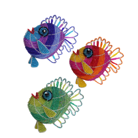 Umbre Fish, Asst 7.7''x3.6''x6''