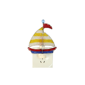 Night Light, Sailboat 4''x4''x.5''
