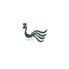 KR, Peacock 1.5''x1.5''
