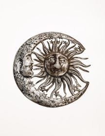 Floral Moon and Sun 23''x23''