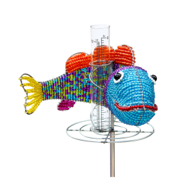 Rain Gauge, Fish 7.5''x6''x5''