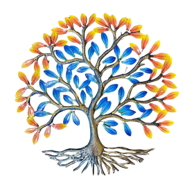 Large Painted Rooted Tree 34''x34''