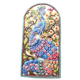 Painted The Peacock Gate 34''x20''