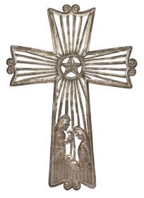 Nativity Cross 14"x20"