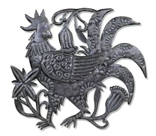 Singing Rooster 3-D 15"x15"