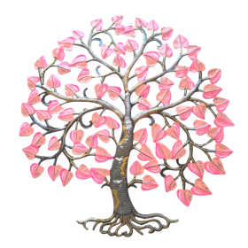 Painted Pretty in Pink Tree 23"x23"