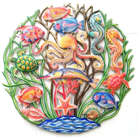 Painted Sea Pals 23''x23''