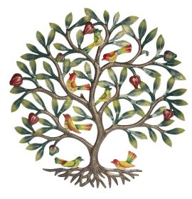 Painted Tree of Fruit 23''x23''