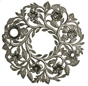 Lid Floral Wreath 23''x23''
