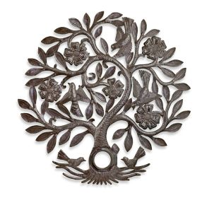 Everlasting Floral Lid Tree 23''x23''