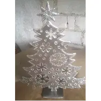 Silver Christmas Tree 18''x12''