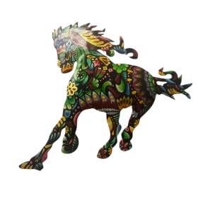 Vivid Running Stallion 7''x10''