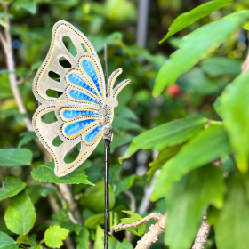 Blue Butterfly Stake 4"x6"