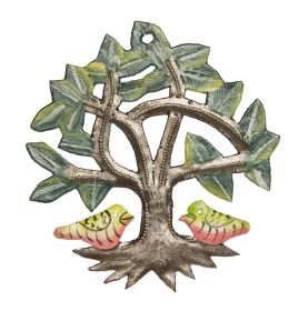 TREE WITH BIRDS ORNAMENT 4''x4''
