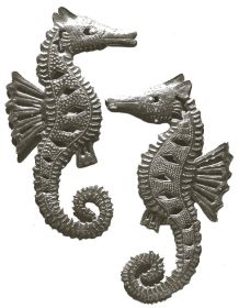 Sea Horse-Set Of 2 5.5"x9.5"