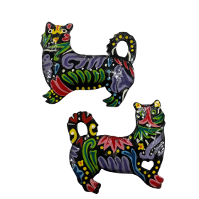 Vivid Small Cat -Set Of 2 4''x4''