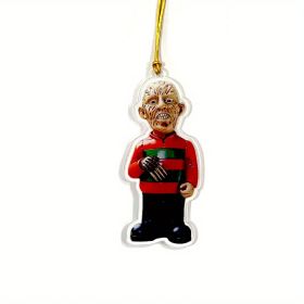 1pc Halloween Decor Horror Movie Character Sculpture Car Hanging Pendant Horror Decoration Funny Pendant Car Dwarf Pendant (Model: I)